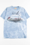 Eagles Over Lighthouse Tie Dye T-Shirt