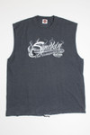 Smoking Sleeveless Harley Tee