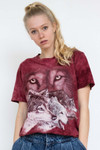 Wolves Puzzle Tie Dye Tee