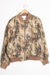 Silk Floral Bomber Jacket