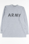 Grey Army Long Sleeve Tee