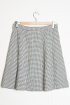 Black & White Pleated Skirt