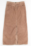 Tan Corduroy Maxi Skirt 1