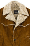 Brown Sherpa Lined Corduroy Coat 3