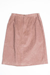 Dusty Mauve Micro Corduroy Skirt