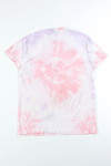 Pink Spiral Tie Dye Tee