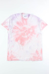 Pink Spiral Tie Dye Tee