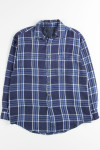 Blue Plaid Button Up Shirt 5