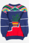 Vintage Southwestern Cactus Sweater