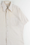 Diamond Patterned Button Up Shirt