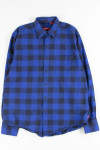 Royal Plaid Button Up Shirt 1