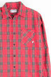 Red Plaid Button Up Shirt 4