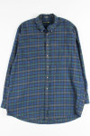 Blue Plaid Button Up Shirt 6