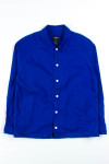 Royal Blue Snap Front Jacket