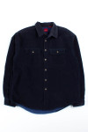 Navy Corduroy Shirt Jacket