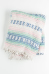 Pastel Striped Baja Blanket