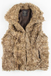 Brown Faux Fur Vest