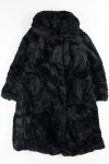 Black Faux Fur Coat
