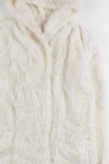 White Sherpa Faux Fur Coat