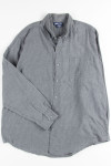 Grey Plaid Button Up Shirt 3