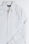 White Striped Button Up Shirt 1