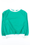 Kelly Green Canvas Sweatshirt