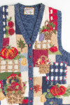 Knit Fall Patchwork Vest 351