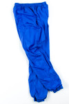 Blue Nylon Track Pants