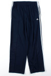 Navy 3 Stripe Adidas Joggers