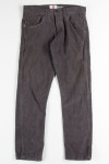 Grey Quicksilver Corduroy Pants (sz. 30x32)