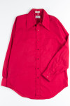 Red Butterfly Collar Button Up Shirt 2