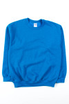 Dark Blue Basic Sweatshirt