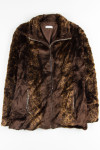 Brown Faux Fur Coat