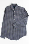 Grey Plaid Button Up Shirt 2