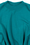 Green Button Flair Sweatshirt