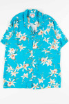 Blue Floral Vintge Hawaiian 5