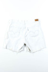 White Levi's Denim Shorts (sz. 8)