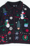 Black Ugly Christmas Cardigan 52206