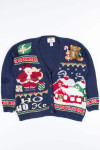 Blue Ugly Christmas Cardigan 52320