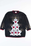 Black Ugly Christmas Pullover 52369