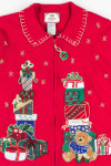 Red Ugly Christmas Cardigan 51940