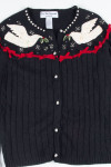 Black Ugly Christmas Cardigan 52182