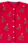 Red Ugly Christmas Cardigan 52049