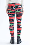 Scottie Dog Fair Isle High Waisted Leggings