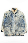 Acid Washed Heavy Denim Coat