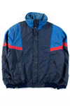 Navy Nylon Action Jacket