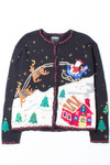 Black Ugly Christmas Cardigan 52826