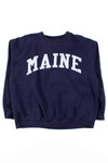 Maine Block Letter Sweatshirt