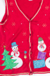 Red Ugly Christmas Vest 52558