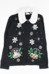 Black Ugly Christmas Cardigan 52660